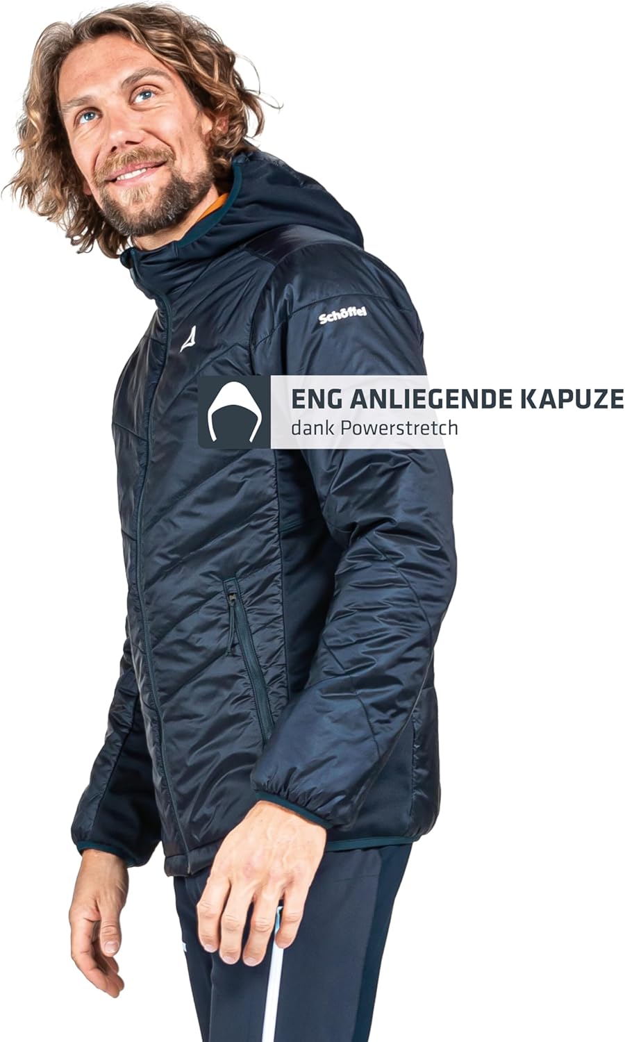 Schöffel Herren Hybrid Jacket Stams M, wasserabweisende, atmungsaktive Outdoorjacke, Funktionsjacke