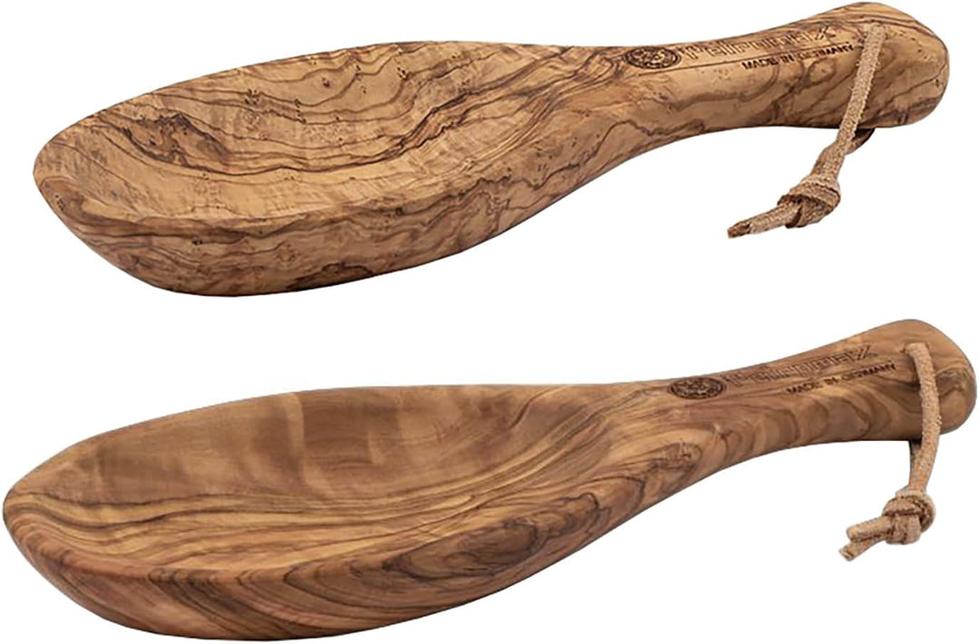Petromax Griffschale 25 cm - Handgefertigte Schale aus Olivenholz | Robustes Bushcraft-Geschirr mit