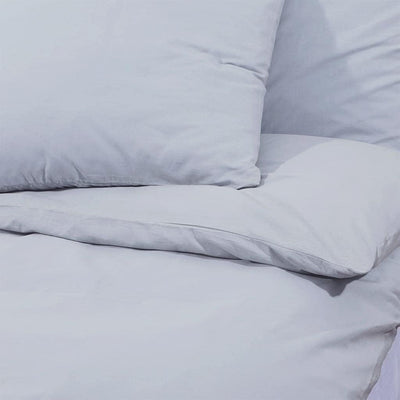 homiuse Bettwäsche-Set Grau 155x220 cm Baumwolle Bettwäsche Winter Kuschel Bettwäsche Baumwolle Bett