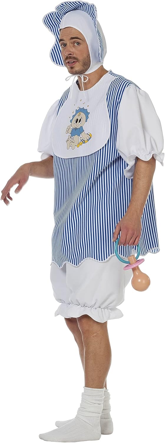 Herren-Kostüm Baby Boy mit Mütze, Gr. 54 - 56, 56