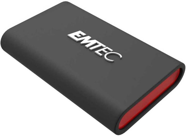 Emtec ECSSD128GX210 Tragbare SSD-Festplatte – 3,2 Gen2 – Kollektion X210 Elite – 3D NAND – 128 GB, 1
