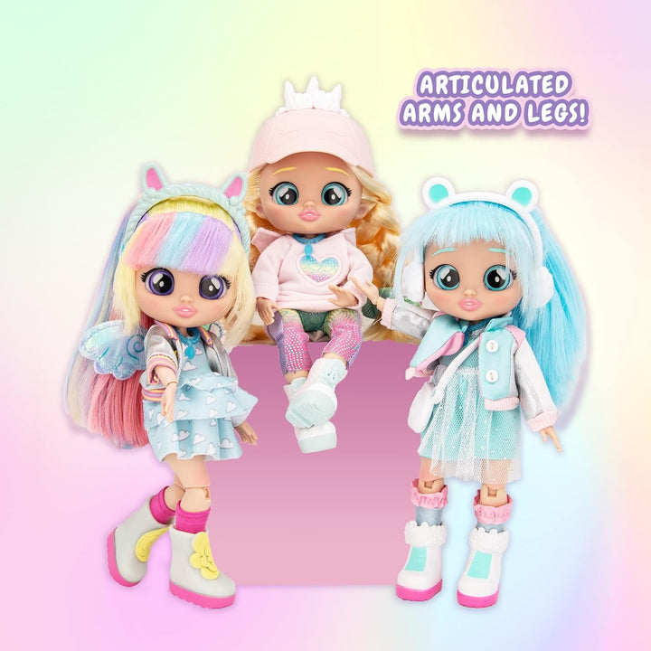 BFF Babys Papageien Stella | Sammlerbare modische Puppe mit Langen Haaren, Stoffkleidung und 9 Zubeh