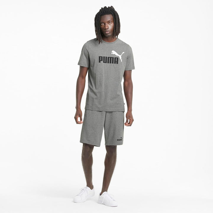 PUMA Herren Shorts, , S Medium Gray Heather, S Medium Gray Heather
