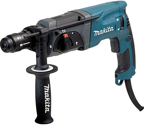 Makita HR2470 Bohrmaschine + Bohrer & Meisselset, 780 W, 220 V Blau