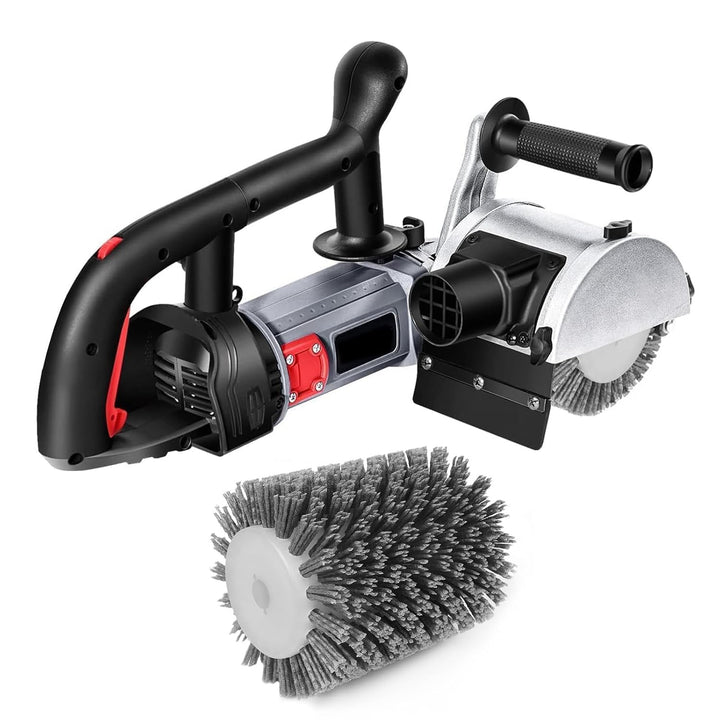 Schleifbürsten,120 Körnung 120x100mm Nylonbürste, Polierbürste zum Holzverarbeitung, Grit Bürste Bri