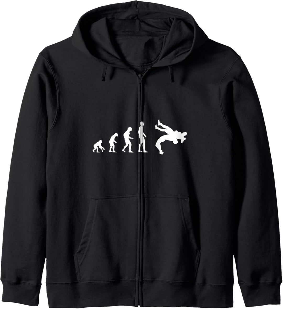 Wrestling Evolution Wrestling Geschenk Wrestler Lustig Kapuzenjacke
