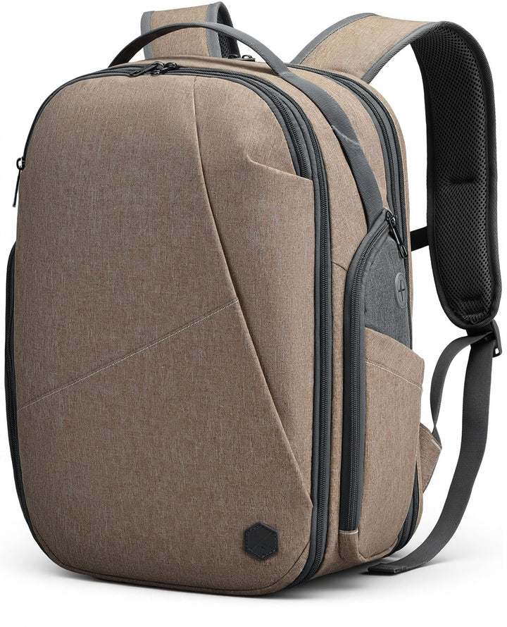 VANKEV Erweiterbarer Reiserucksack Laptoptasche Handgepäck für EasyJet | 30L-38L, grosse Kapazität,