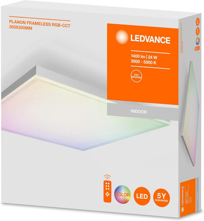 LEDVANCE LED Panel-Leuchte, Leuchte für Innenanwendungen, Farbsteuerung, Länge: 30x30 cm, Planon Fra