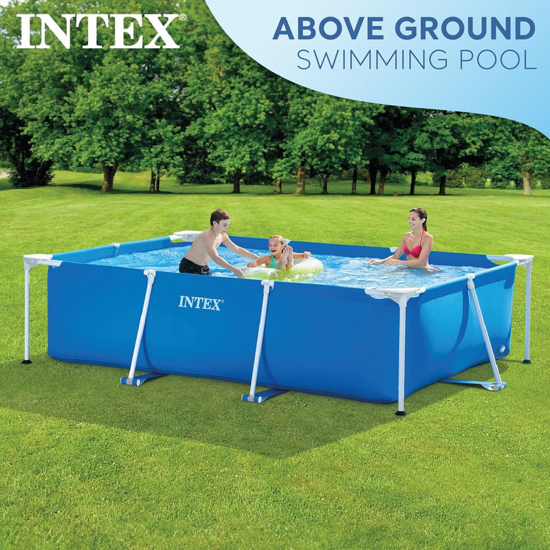 Intex Rectangular Frame Pool -Aufstellpool - 300 x 200 x 75 cm, Blau 300 x 200 x 75 cm