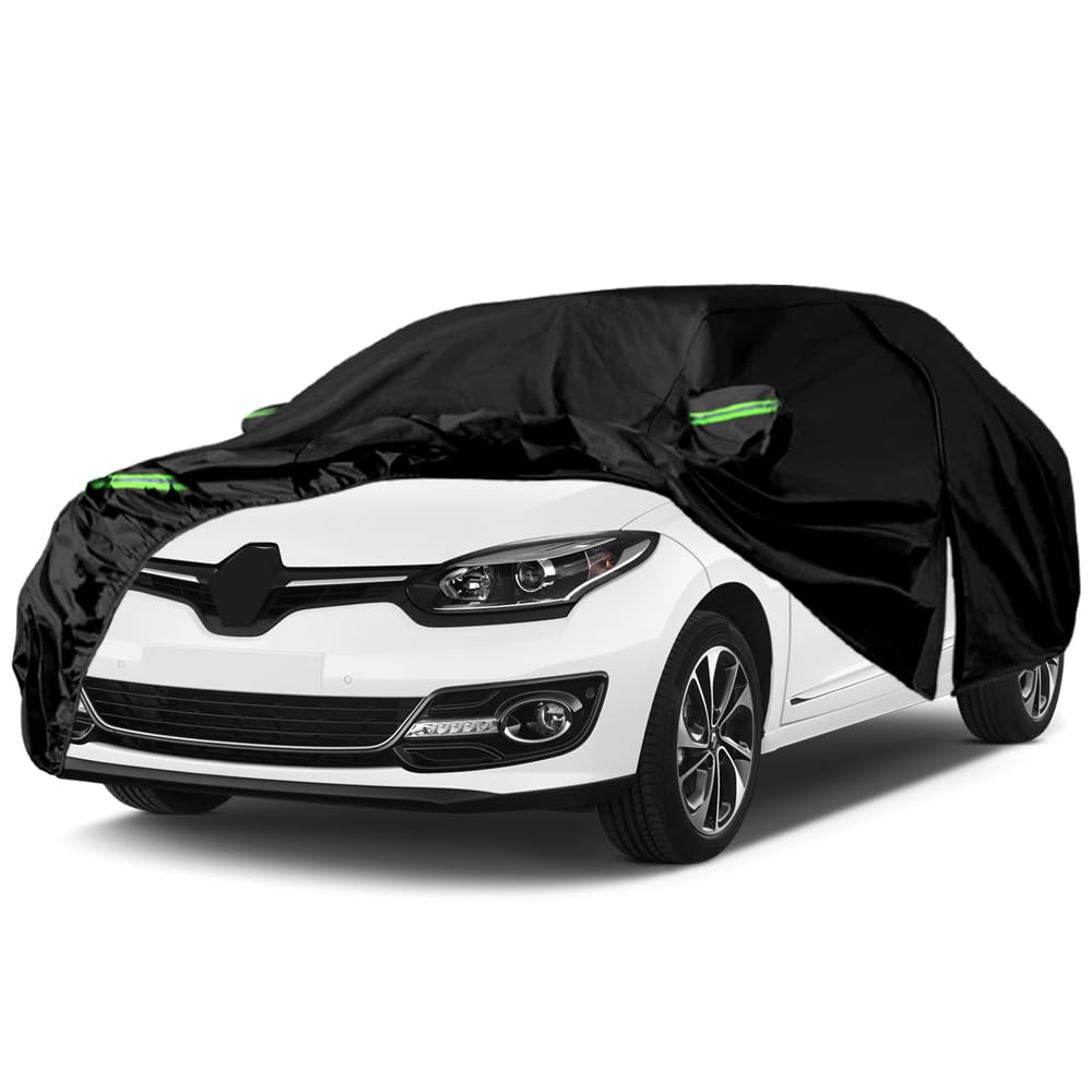 Autoabdeckung Wasserdicht Kompatibel mit Renault Clio 2006-2024, Atmungsaktiv Vollgarage Autoplane f