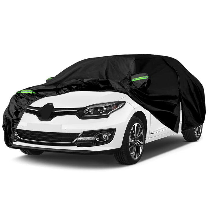 Autoabdeckung Wasserdicht Kompatibel mit Renault Clio 2006-2024, Atmungsaktiv Vollgarage Autoplane f