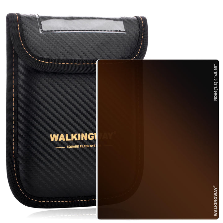 Walking Way 4x5.65 Zoll ND 1.8 Rechteckfilter Optisches HD Glas mit Mehrfachbeschichtung für 6-Stufe