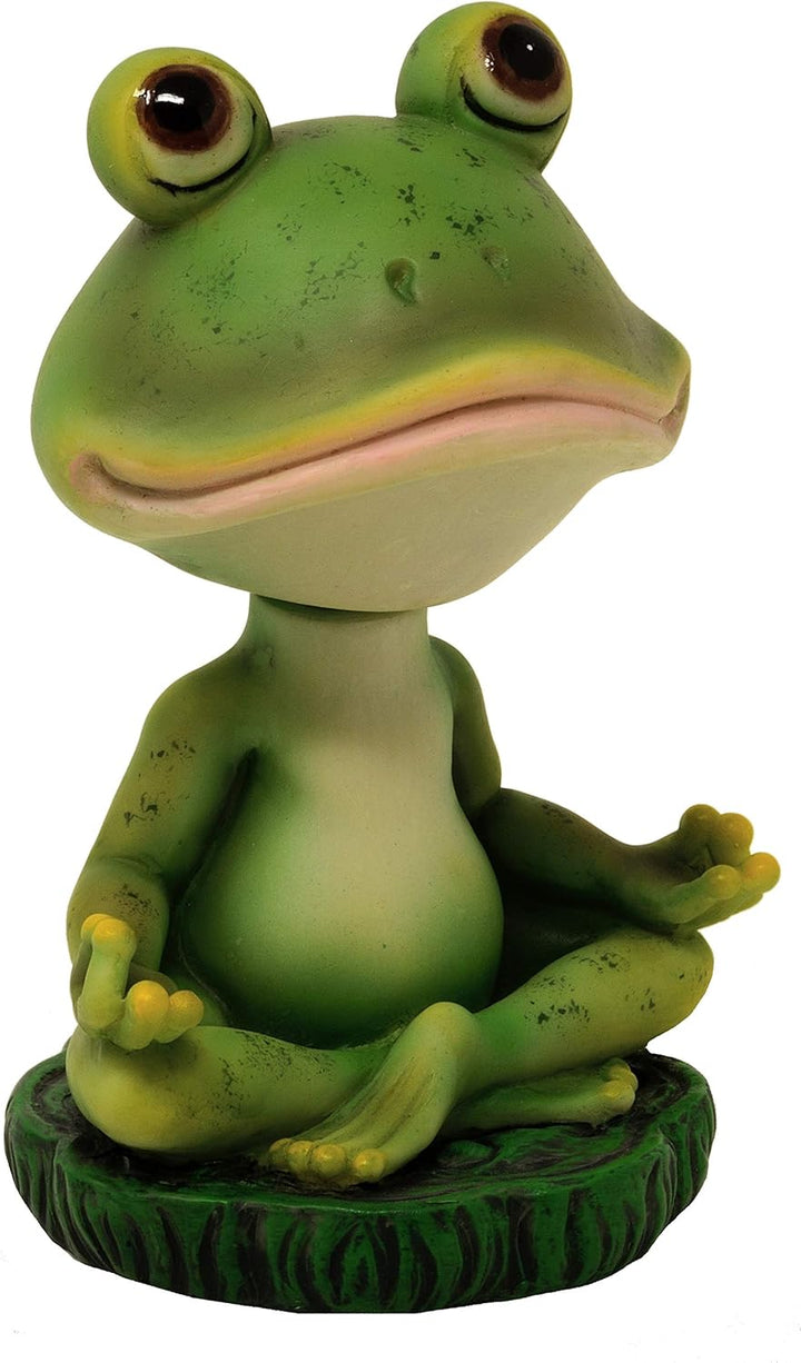 MC Wackelkopf Yoga Frosch Auto Figur