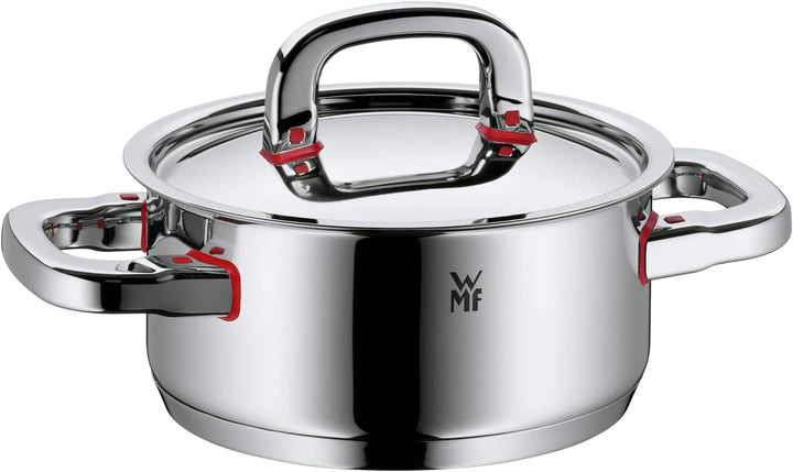WMF Premium One Topfdeckel 20 cm, Metalldeckel mit Dampföffnung, Cromargan Edelstahl poliert, Cool+