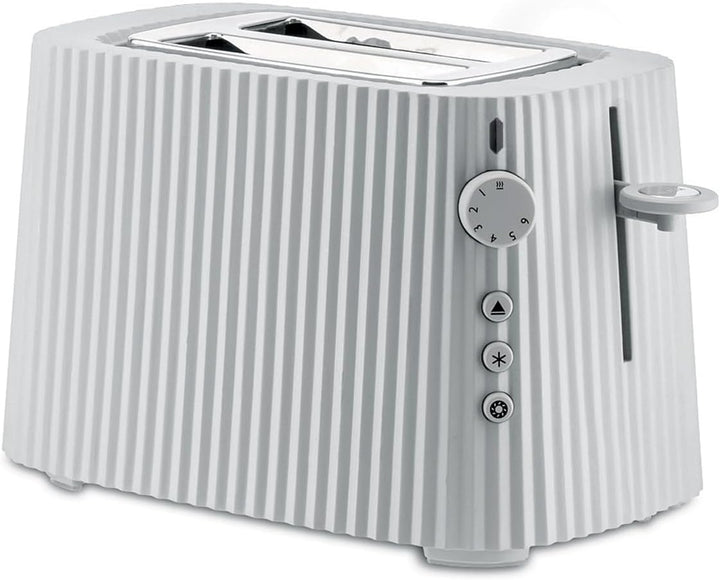 Alessi Plissé MDL08 W - Design Toaster, Sechs Stufen der Vergoldung, aus Thermoplastischem Harz, Eur