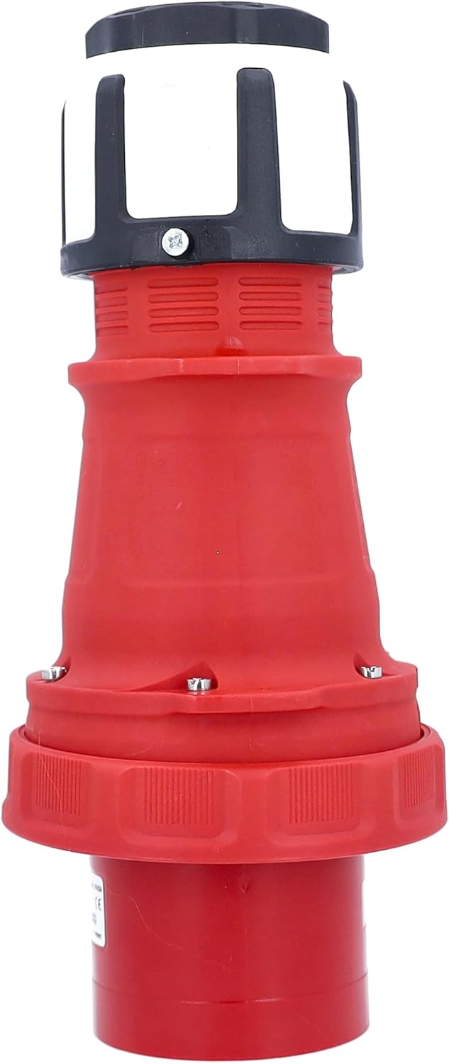 as - Schwabe 61424 MENNEKES CEE-Stecker 400V 125A, rot, mit Schraubanschluss CEE Stecker 400 V / 125