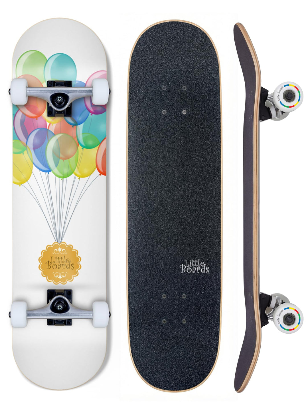 Little Boards Skateboard für Kinder - hochwertiges Komplettboard für Anfänger ab 3 oder 4 Jahren, au