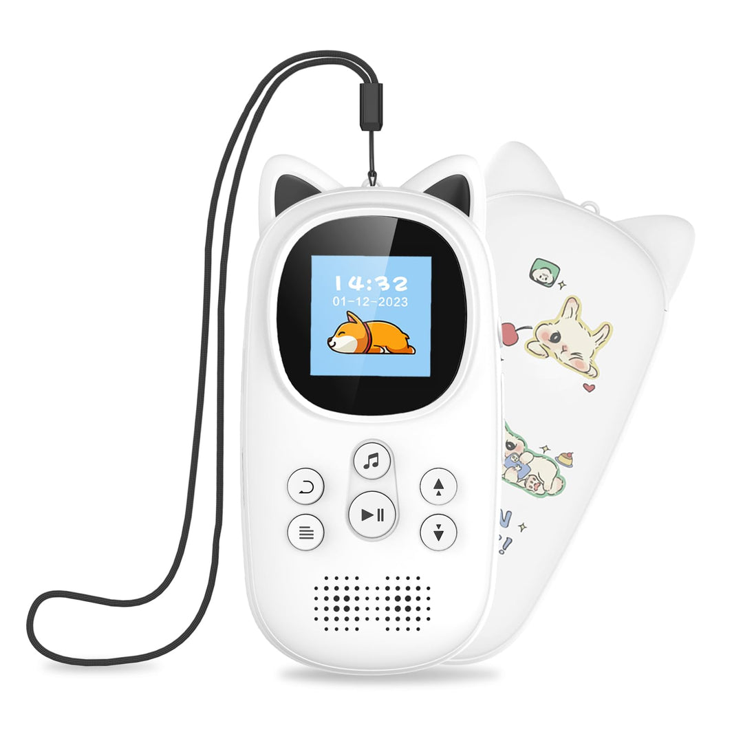 32GB MP3-Player mit Bluetooth 5.0, Oilsky Kinder MP3 Player mit Kopfhörer, 750mAh Tragbarem Sport Mp