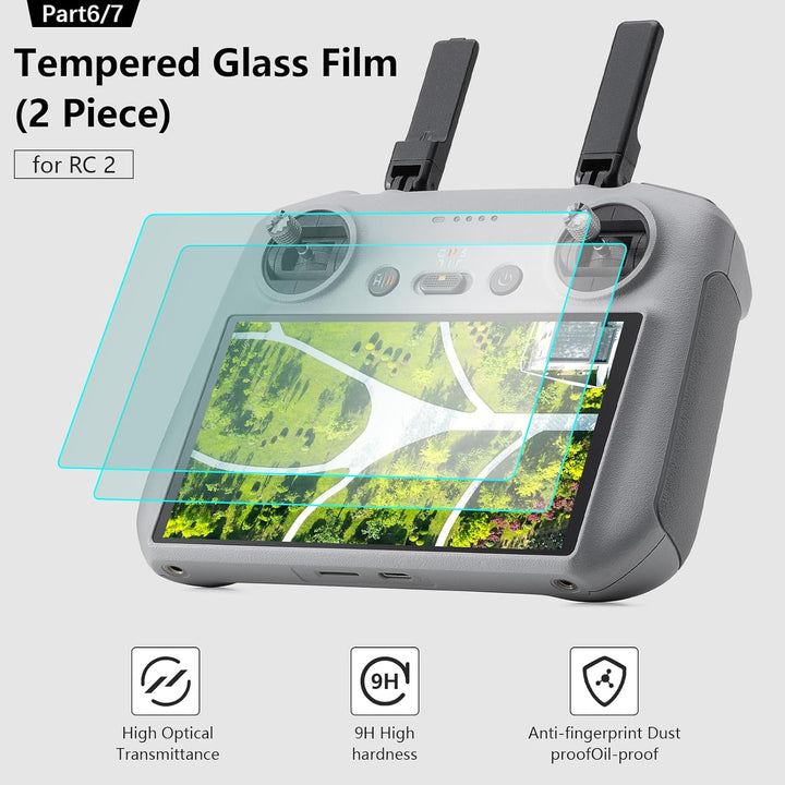 FPVtosky Hartschalen-Zubehör-Set für DJI Mini 5 Pro, Drohnenzubehör-Kit enthält Dual Layer Case, RC2