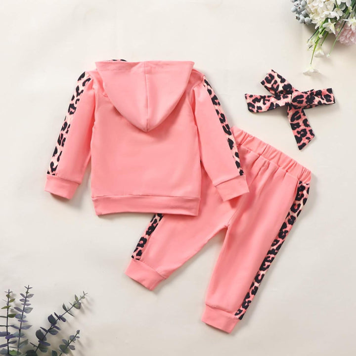 Geagodelia Babykleidung Set Baby Mädchen Kleidung Outfit Langarm Kapuzenpullover Top + Hose Neugebor