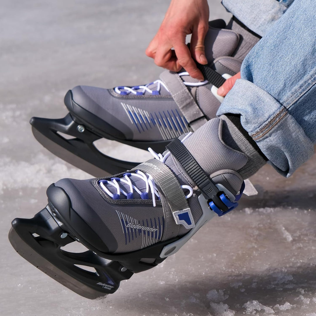 Bladerunner Igniter Ice W Allround-Schlittschuh für Freizeitläufer, Damen, Silber/Blau 42 (UK: 8 / U