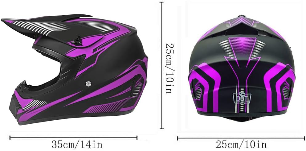Jugend-Offroad-Motocrosshelme,Fahrradhelme für Jungen und Mädchen,Personalisierter Motorradhelme,CE