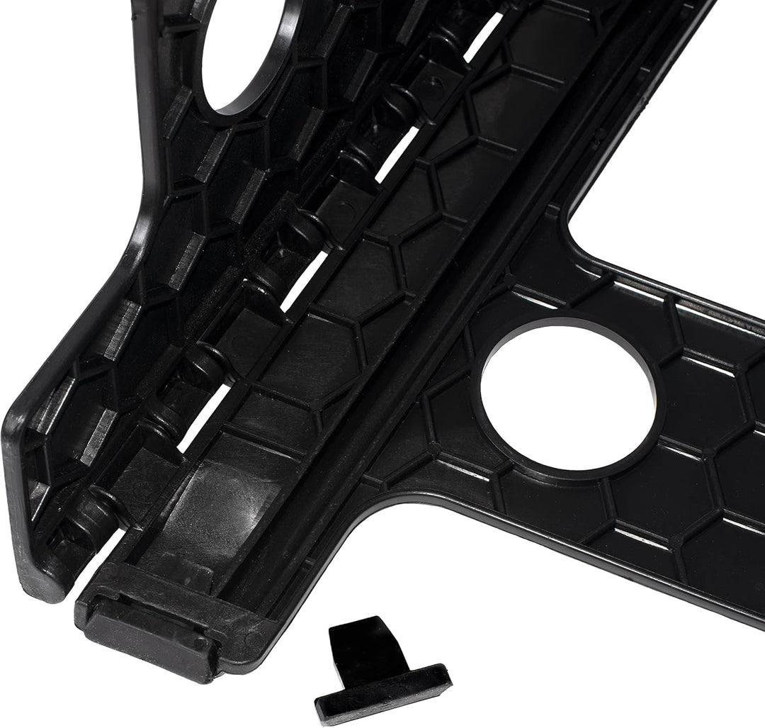 JeVx Klapphocker für Küche oder Bad, hohe Stufe 45 cm, kleine Treppe, rutschfest, für Kinder, Grösse
