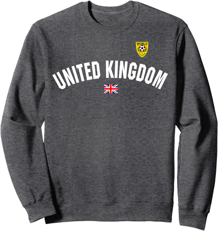 UK Flag World Class Soccer Jersey Sweatshirt
