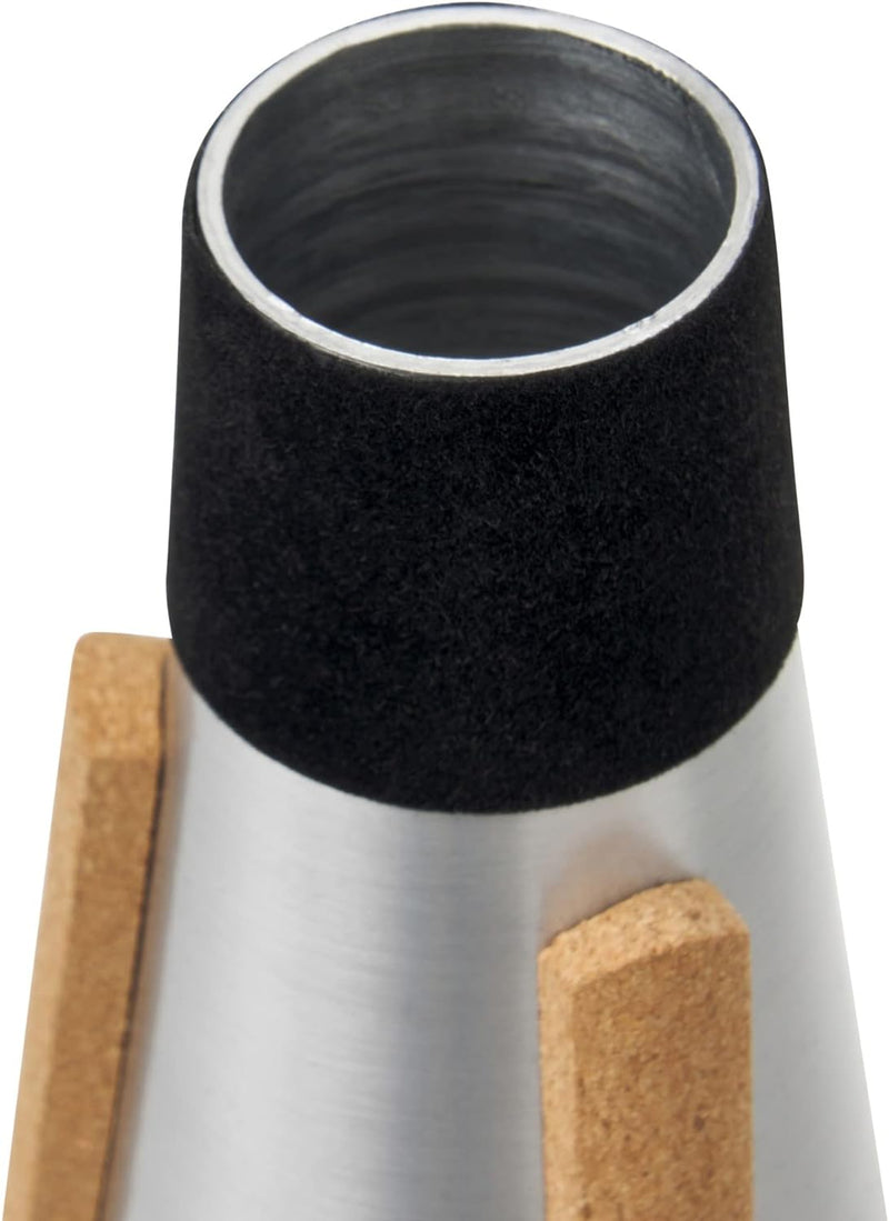 Protec Liberty ML106 Dämpfer für Tenorposaune, Aluminium, gerade/grosse Bohrung Aluminum Mute Gerade