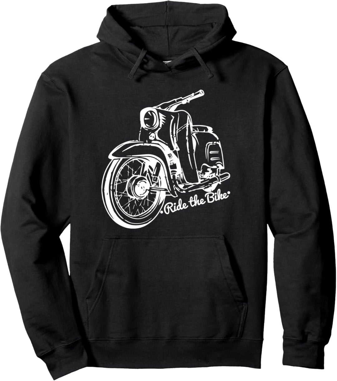Ride The Bike Oldtimer Moped Simson-Schwalbe Pullover Hoodie