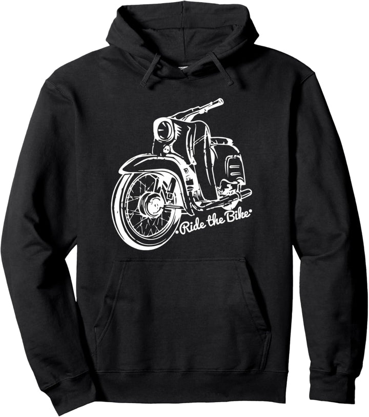 Ride The Bike Oldtimer Moped Simson-Schwalbe Pullover Hoodie
