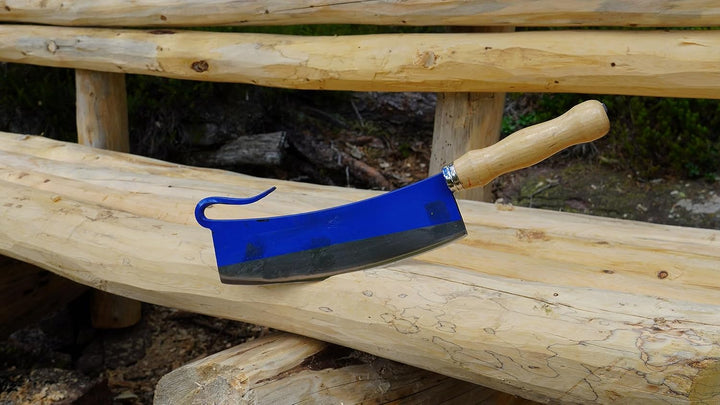 STUBAI Praxe 240 mm mit Haken und ergonomischem Holzgriff | Gewicht 550 g | geschmiedet, geschliffen