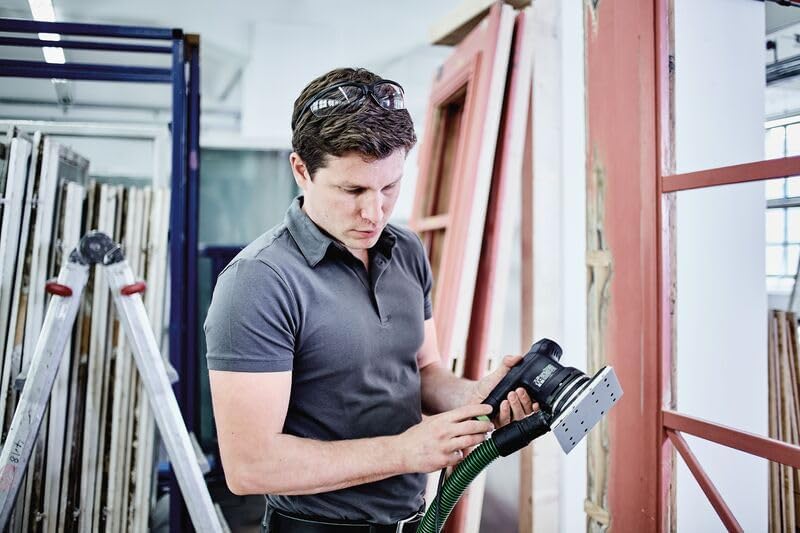 Festool RUTSCHER RTS 400 REQ-Plus (mit Schleifschuh, Protector, Longlife-Staubfangbeutel), im Systai