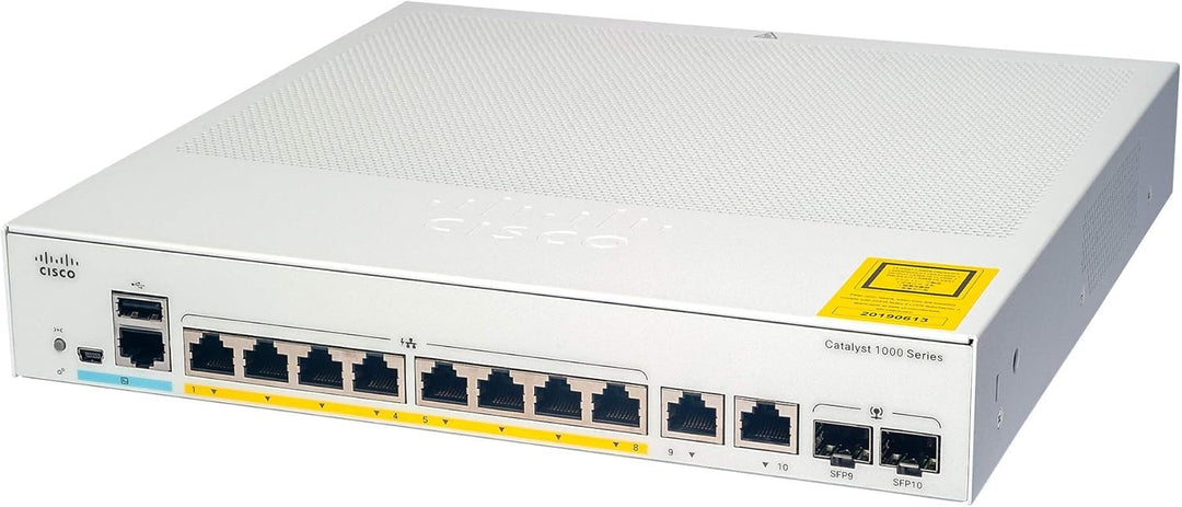 Cisco Catalyst C1000-8T-E-2G-L network switch Managed L2 Gigabit Ethernet (10/100/1000) Grey