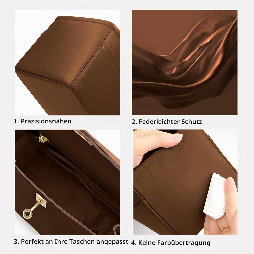 DGAZ Handtaschen Organizer Seide, Taschenorganizer Tasche in Tasche Organizer Innentaschen für Birki