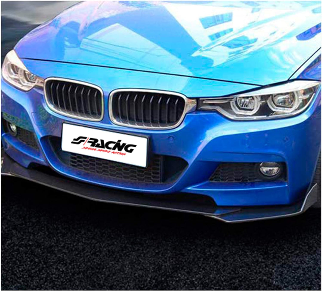Simoni Racing Universelle Frontspoilerlippe 'Lip Splitter' - 3-teilig - ABS Schwarz