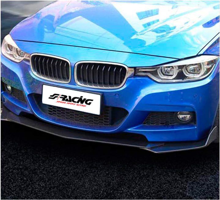 Simoni Racing Universelle Frontspoilerlippe 'Lip Splitter' - 3-teilig - ABS Schwarz