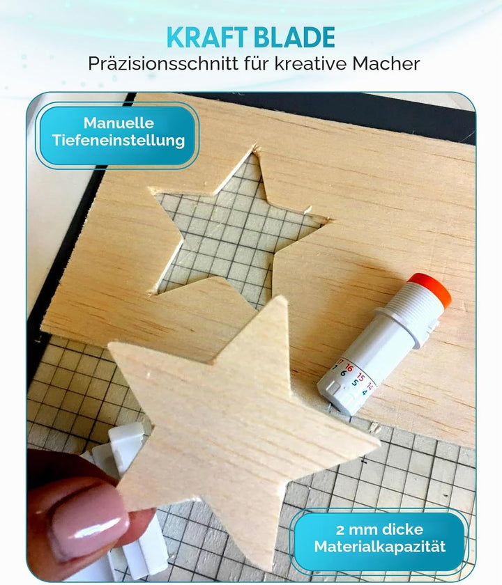 Silhouette America Silhouette Cameo Kraft-Klingen, 2 mm, 2 Stück 2 Mm Kraftklinge, 2 Mm Kraftklinge