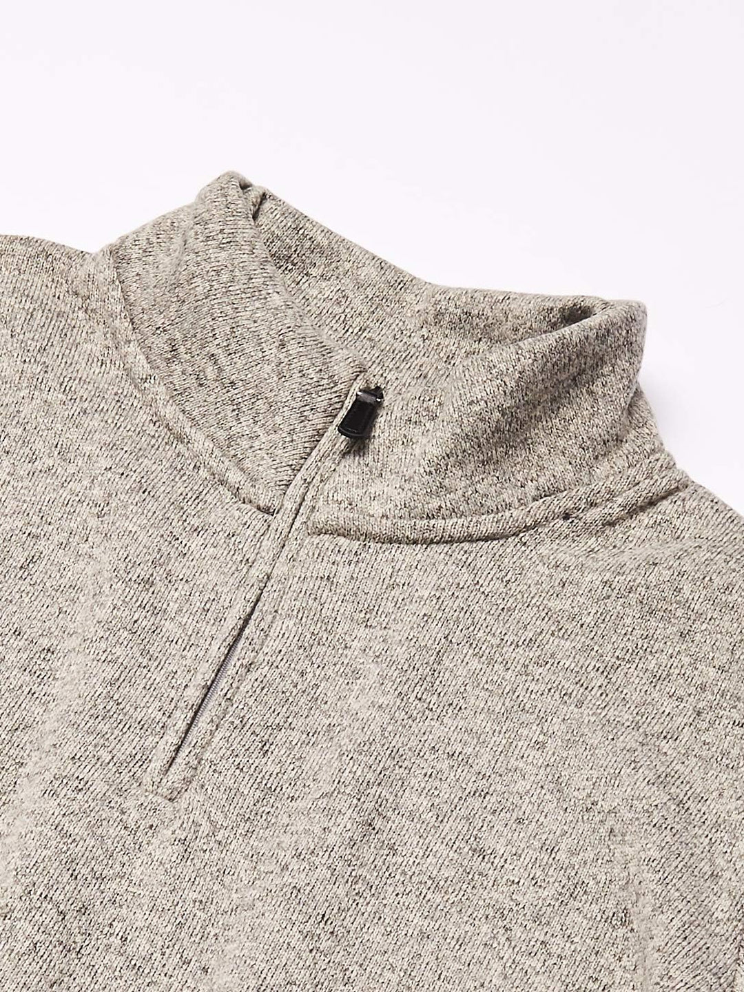Wrangler Authentics Men’s Sweater Fleece Quarter-Zip M Hellgrau, M Hellgrau
