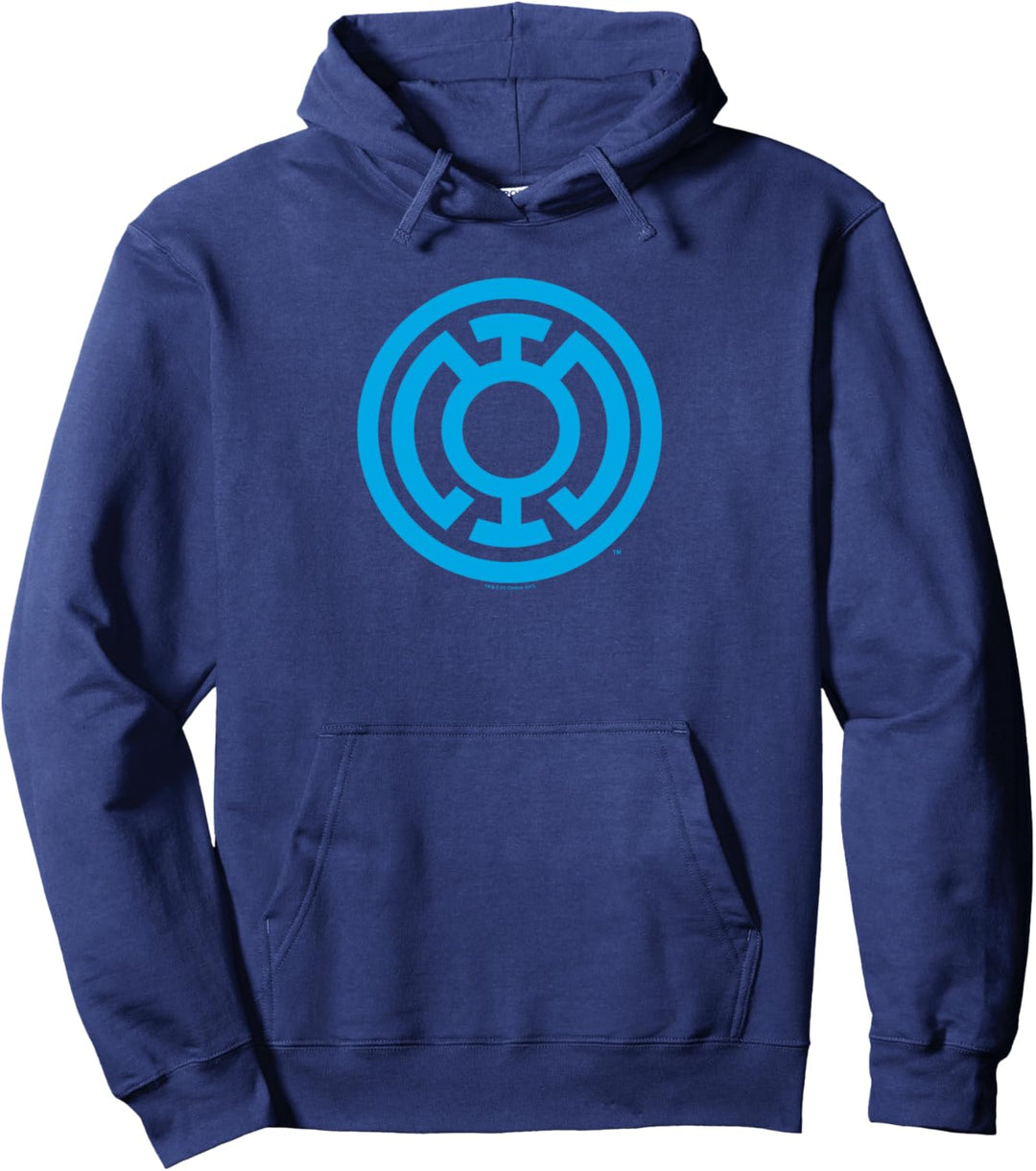 Green Lantern Light Blue Emblem Pullover Hoodie