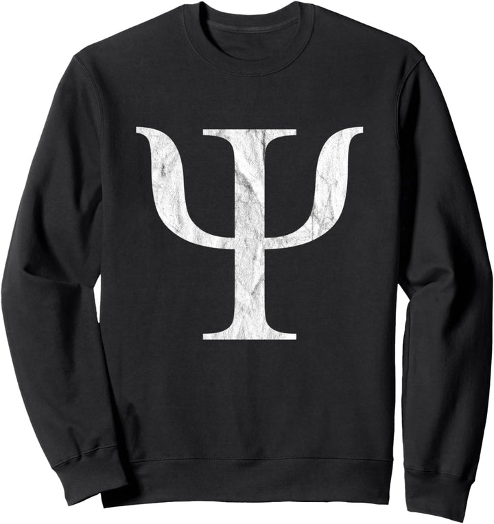 Griechischer Buchstabe Psi - vintage Sweatshirt