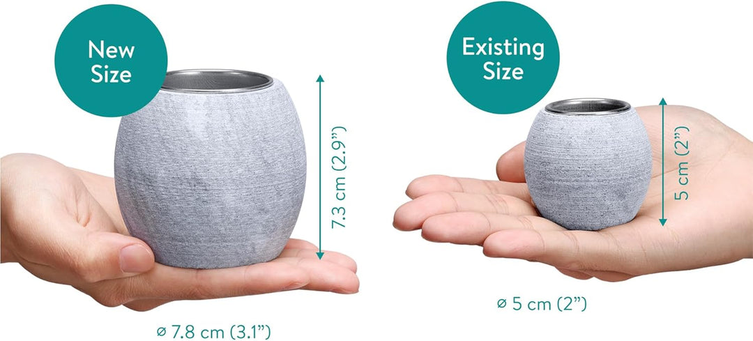 Navaris Verdampferschale für die Sauna - 7,8 x 7,3 cm - Sauna Zubehör Männer und Frauen - Sauna Arom