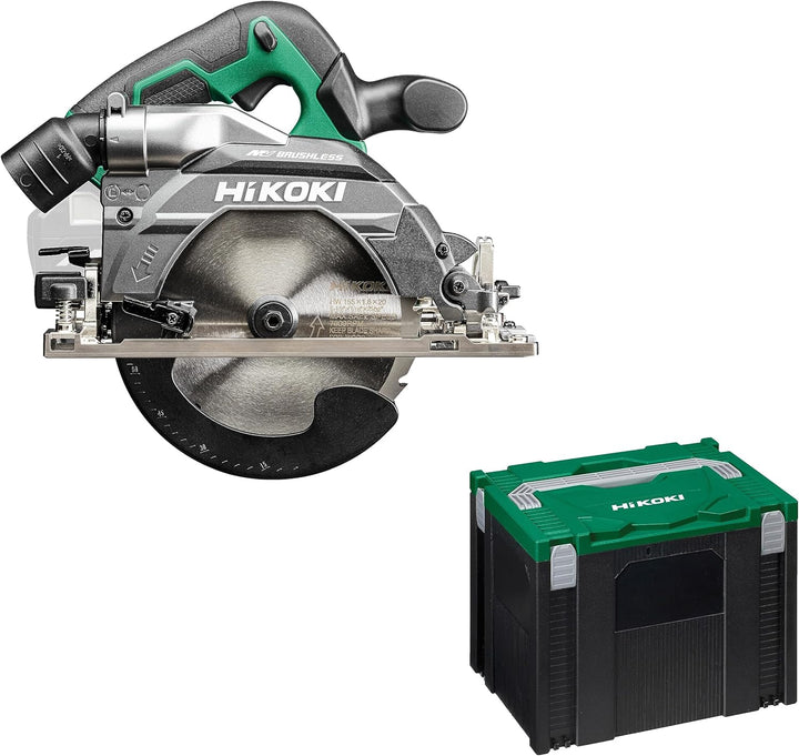 HIKOKI Akku Kreissäge C3606DB (36V, Brushless, Sägeblatt Ø: 165mm, Sägeblattbohrung Ø: 20 mm, Gehrun