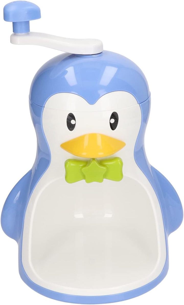 Blue Penguin Rasiereismaschine,Pinguin-Eisbrecher,Rasiermaschine, ABS,Manuelle Schneekegelmaschine,T