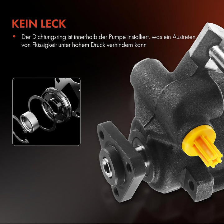 Frankberg Servopumpe Hydraulisch Lenkung ohne Riemenscheibe Kompatibel mit Fiesta III GFJ 1.6L-1.8L