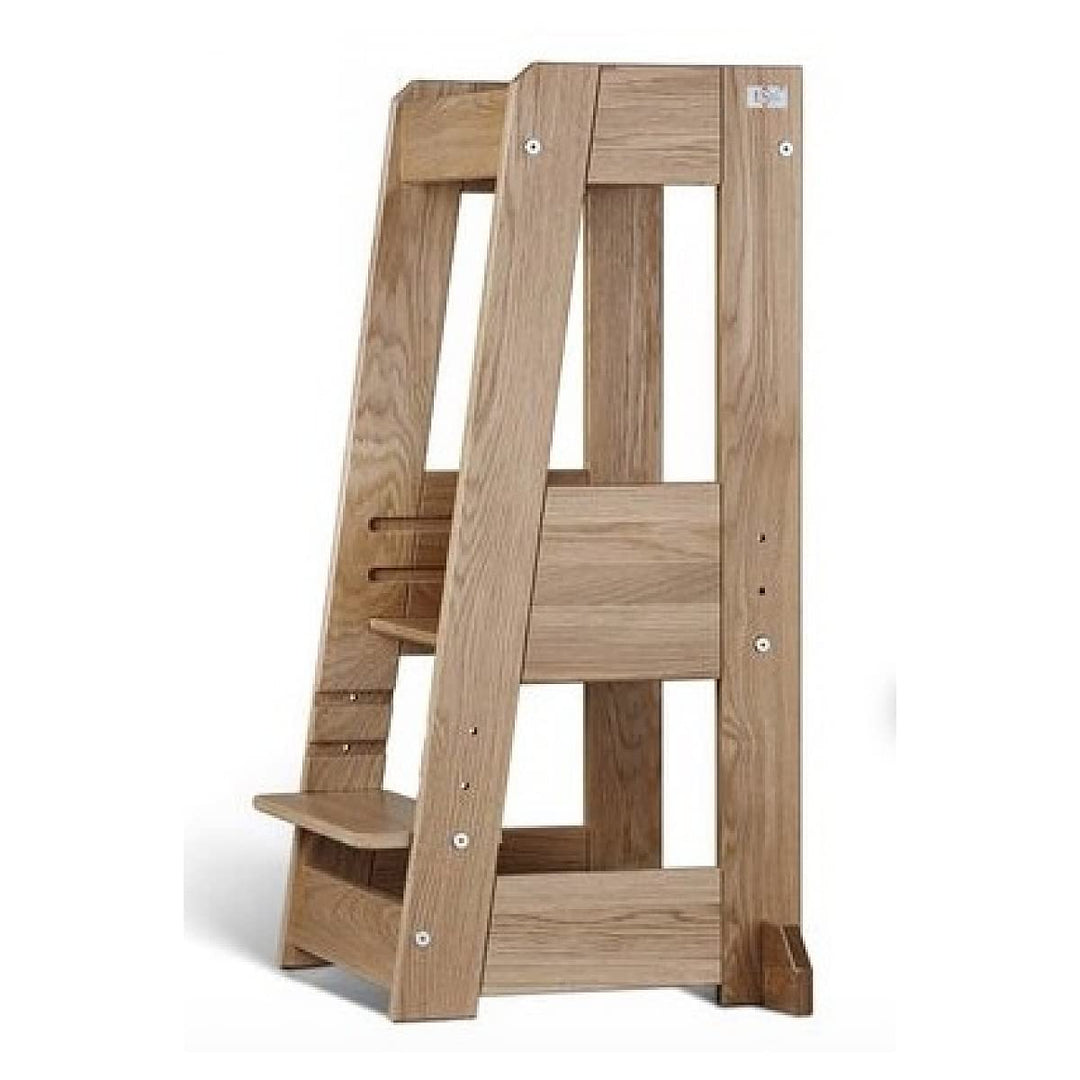 tiSsi ® Lernturm, Entdeckerturm Montessori mitwachsend Eiche Natur