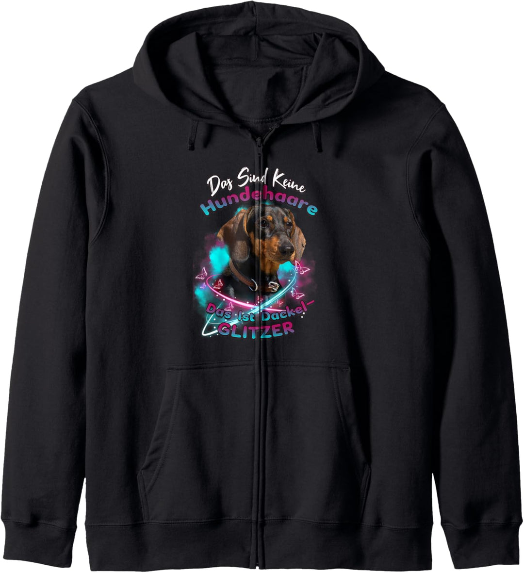 Dachshund Dackel Hund Hunderasse Geschenk Spruch Kapuzenjacke