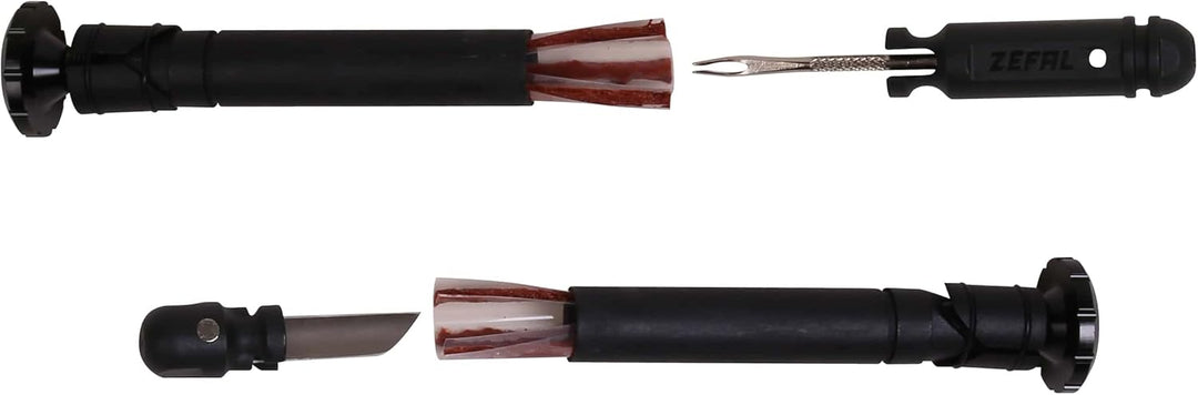 Zefal Zéfal ZEFAL Unisex – Erwachsene Zéfal Reparatur Tubeless Z Bar Plug 2 Griffeinsätze mit Ahle,