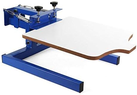 SDKEHUI Siebdruckmaschine 45x55cm Silk Screen Printing Machine 1 Farbe 1 Station Siebdruckmaschine D