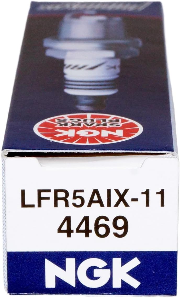 NGK (4469) LFR5AIX-11 Iridium IX Spark Plug (8 Pack)